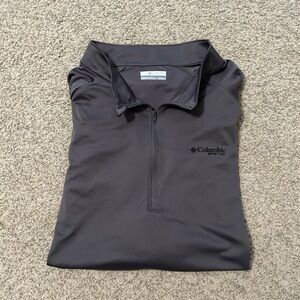 Columbia PFG Grey Pullover Quarter Zip